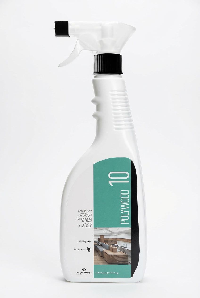 Alchemy Detergente Ravvivante Antistatico Superfici in Legno Laccato e Naturale Polywood 10