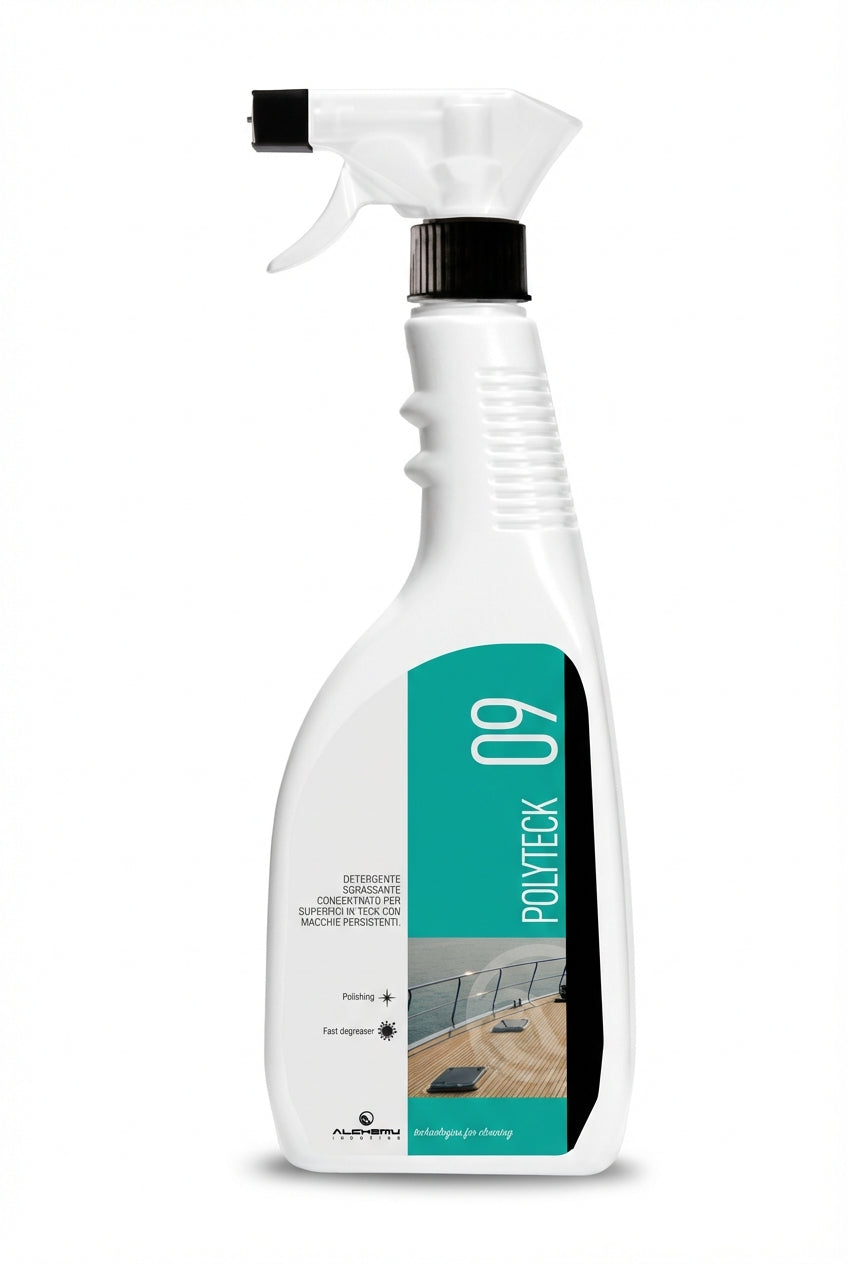 Alchemy Detergente Sgrassante Concentrato Superfici in Teak con Macchie Persistenti Polyteck 09