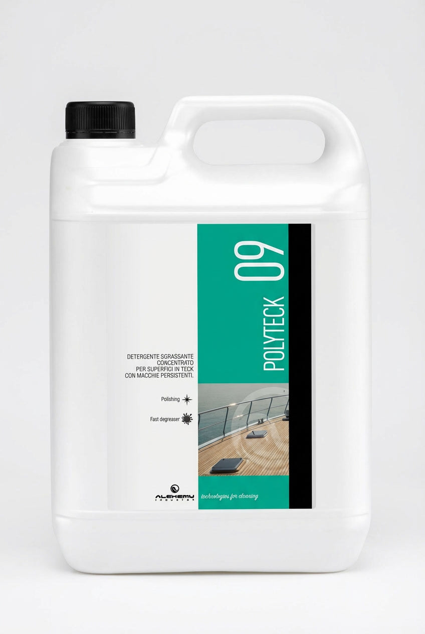 Alchemy Detergente Sgrassante Concentrato Superfici in Teak con Macchie Persistenti Polyteck 09