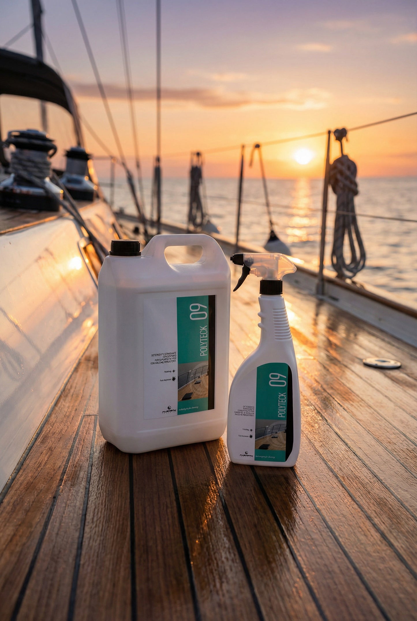 Alchemy Detergente Sgrassante Concentrato Superfici in Teak con Macchie Persistenti Polyteck 09
