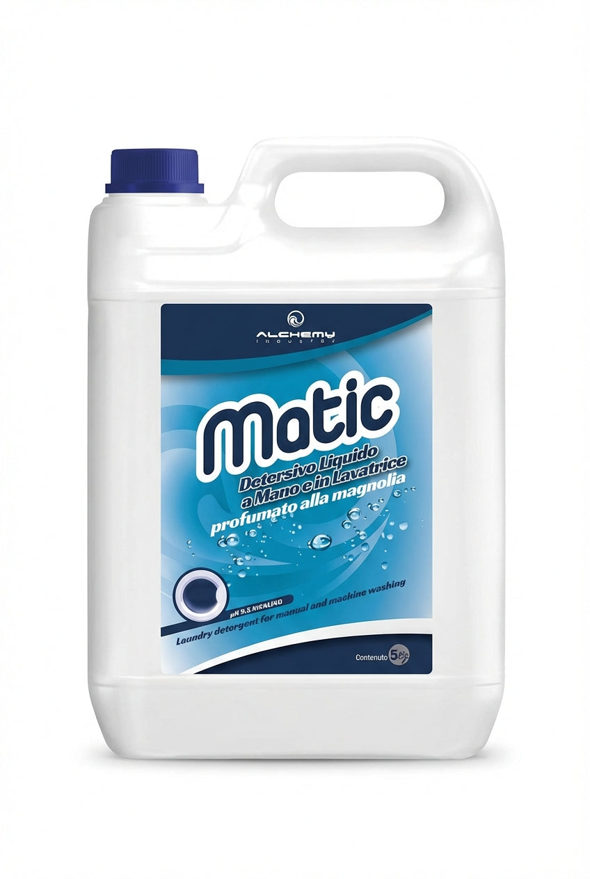 Alchemy Industry Detersivo Liquido a Mano o Lavatrice Profumato alla Magnolia Matic